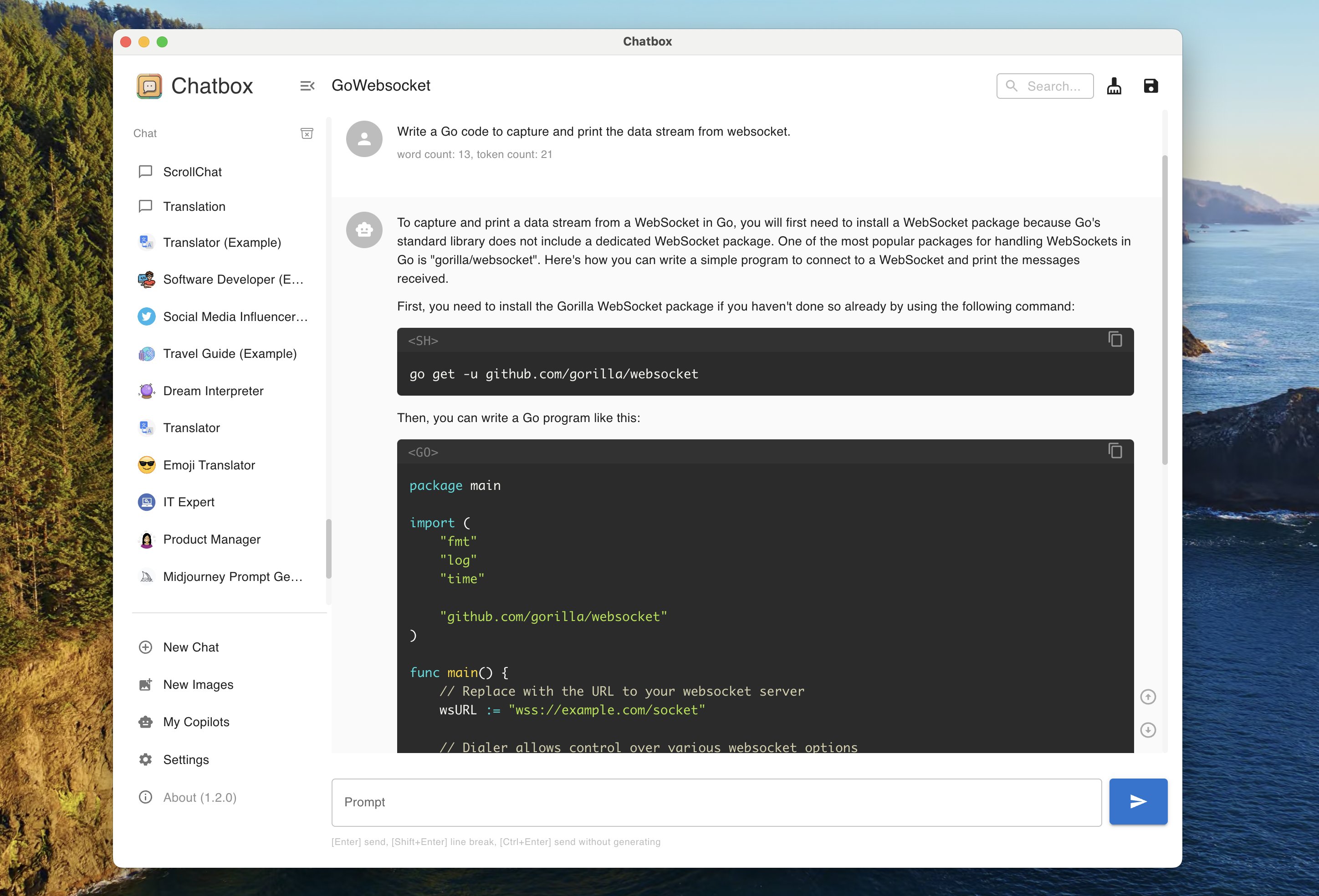 xoupai desktop AI assistant interface